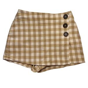 Forever 21- Checkered Skort- Size Small